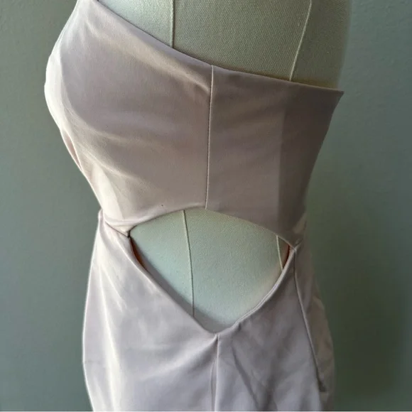 NWT Tobi Into The Night Strapless Dress in Blush - Picture 6 of 10